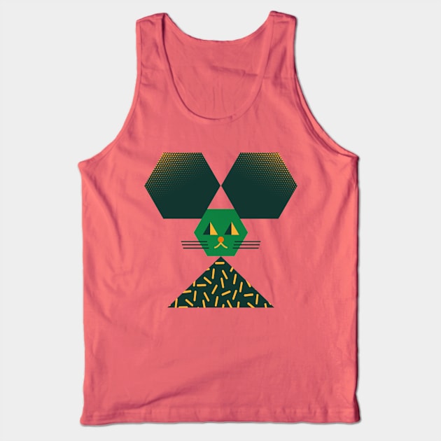 Geometric Mouse Tank Top by Léo Alexandre